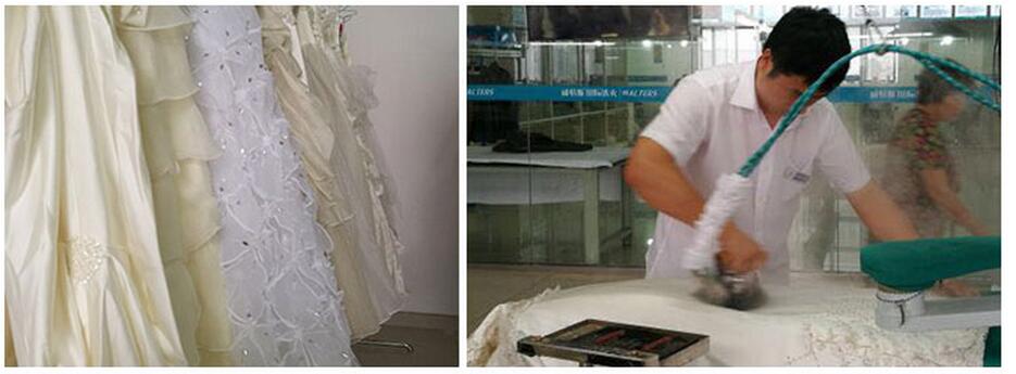威特斯小編告訴你不知道的秘密,婚紗禮服該這樣清洗