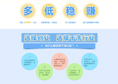 洗衣店加盟需要多少錢   有便宜的嗎